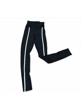 DSG Black Leggings White Side Stripes XS NWT